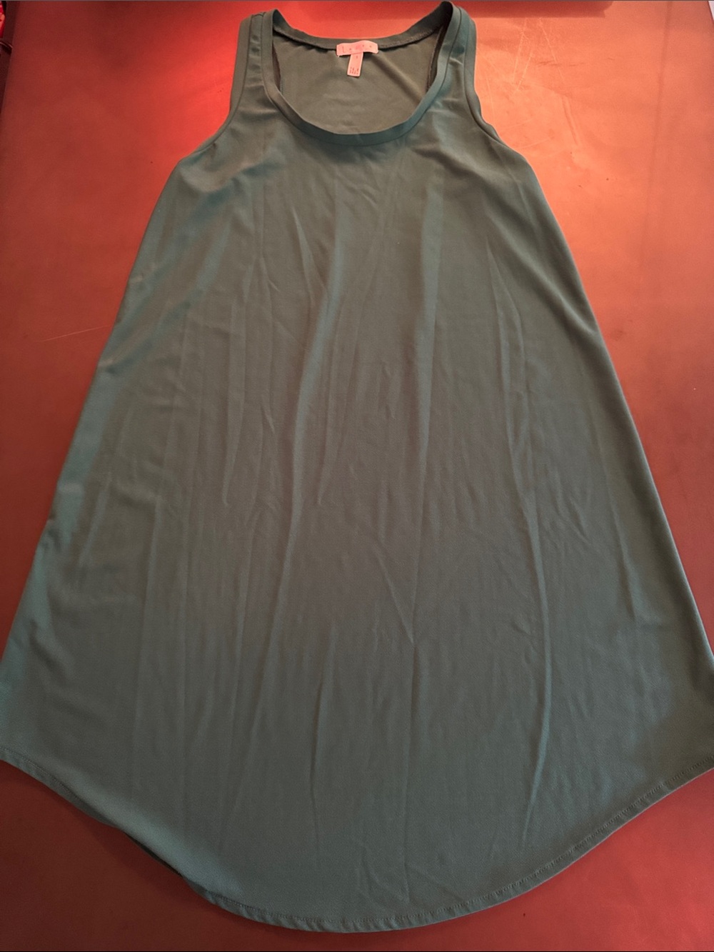 Leith Green Scoop Neck Tank Dress